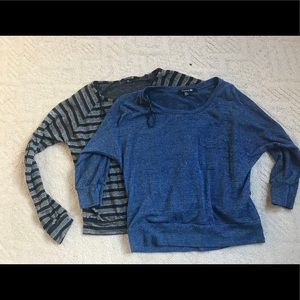 Two Forever 21 Shirts Size M 3/4 Sleeve